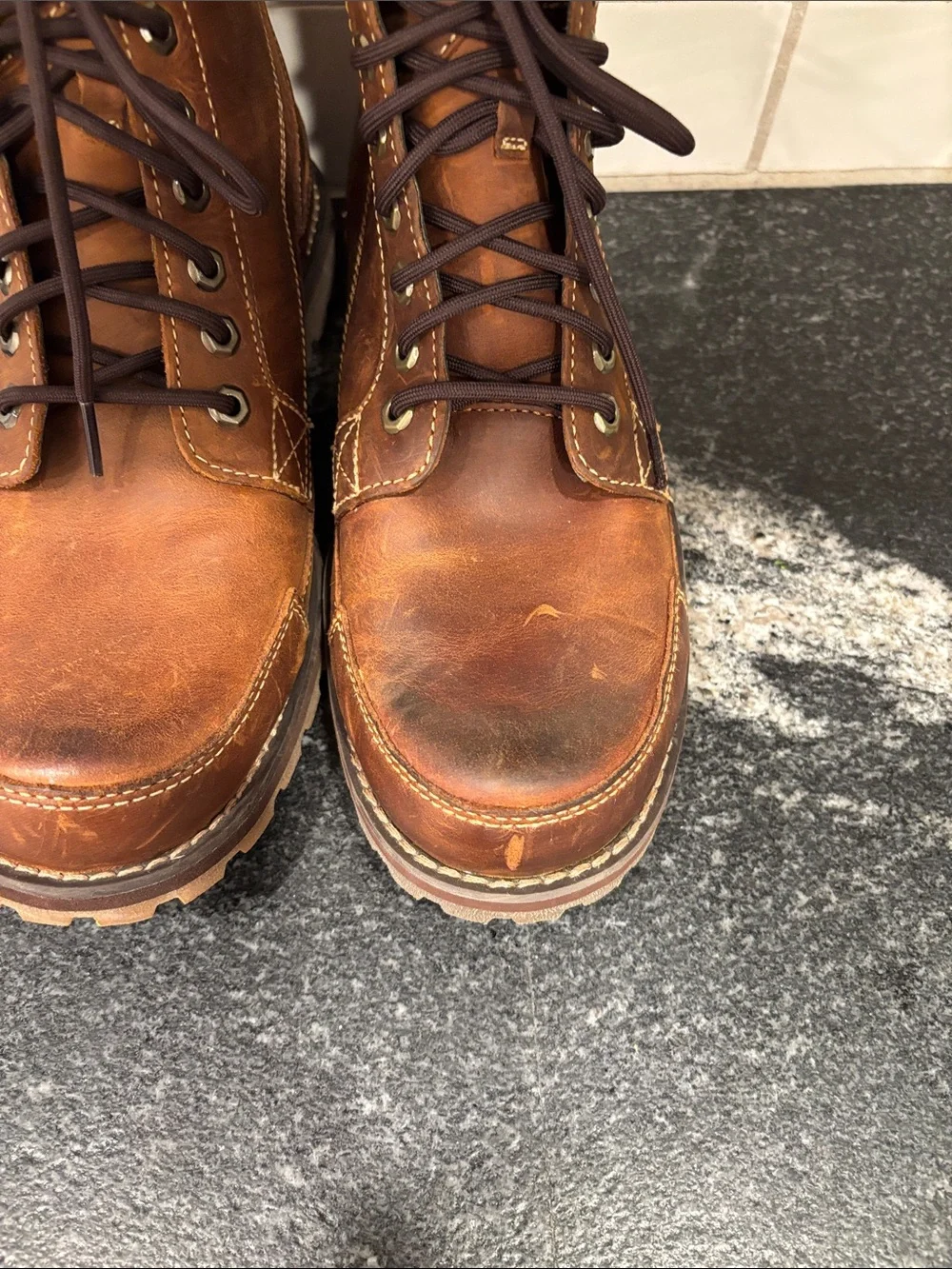 Timberland Earthkeepers Original 6-Inch Boots – Men’s Size 11 – Medium Brown